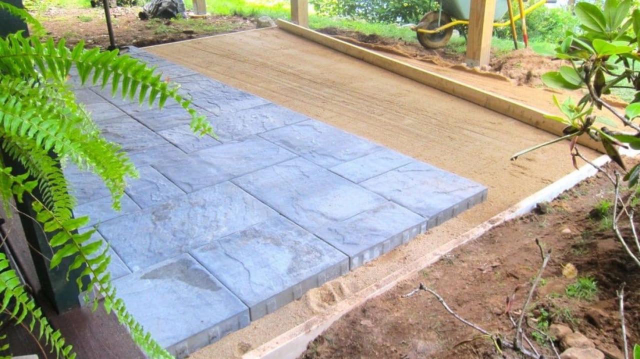 Price for patio pavers installed