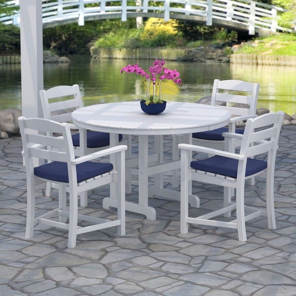 Polywood bistro dining round table outdoorpolyfurniture hover zoom over Polywood bistro dining round table outdoorpolyfurniture hover zoom over