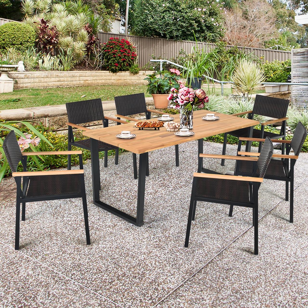 Commercial outdoor dining sets