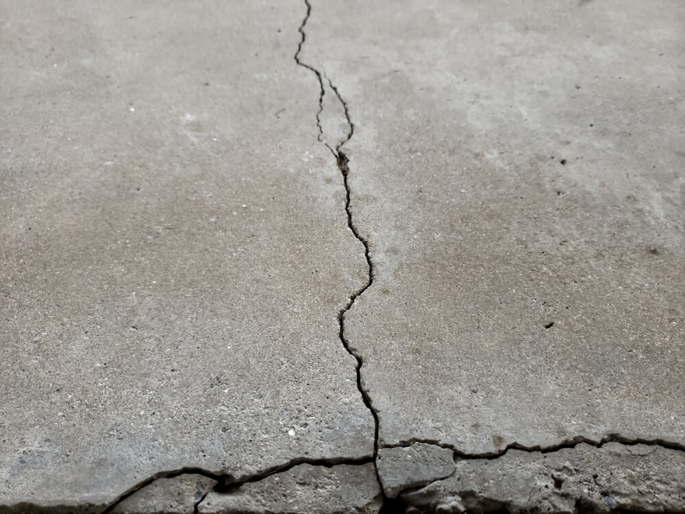 How to fix cracked uneven concrete patio
