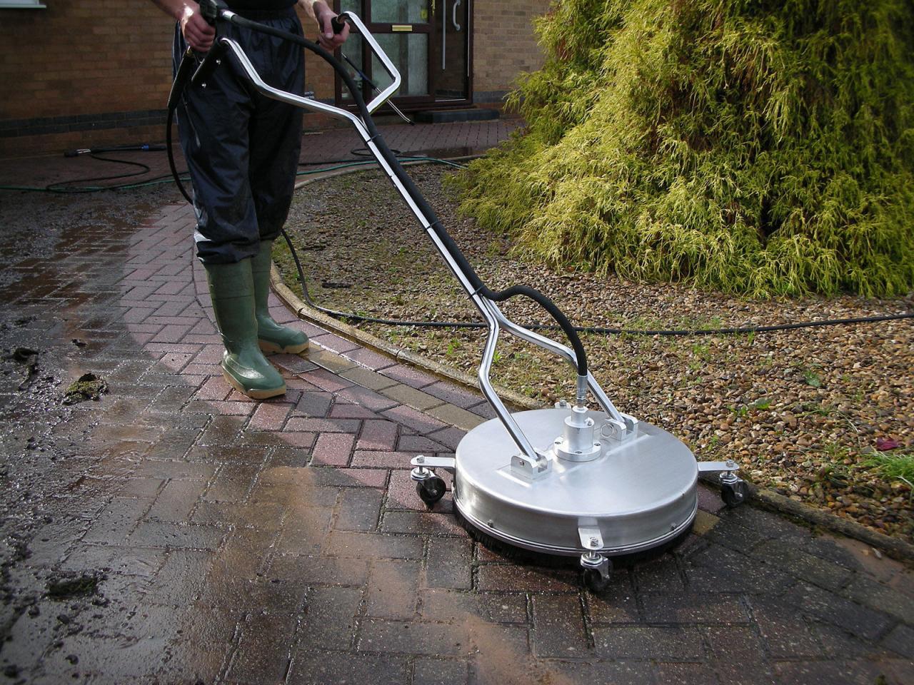 Paver power washing
