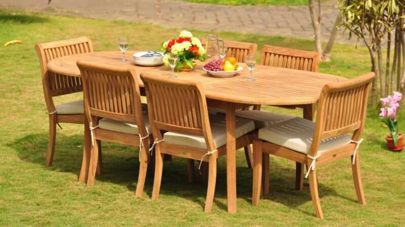 Teak dining century garden