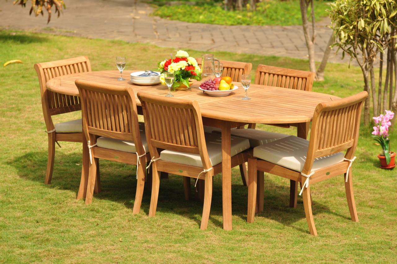 Teak dining century garden