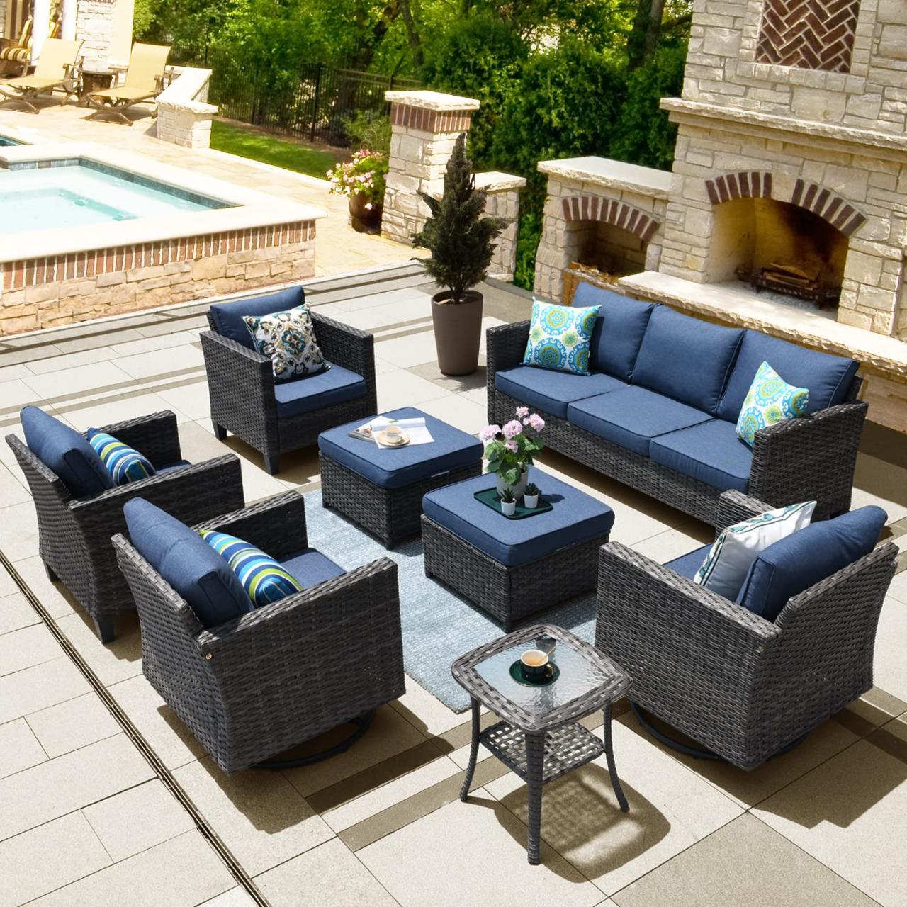Commercial outdoor dining sets