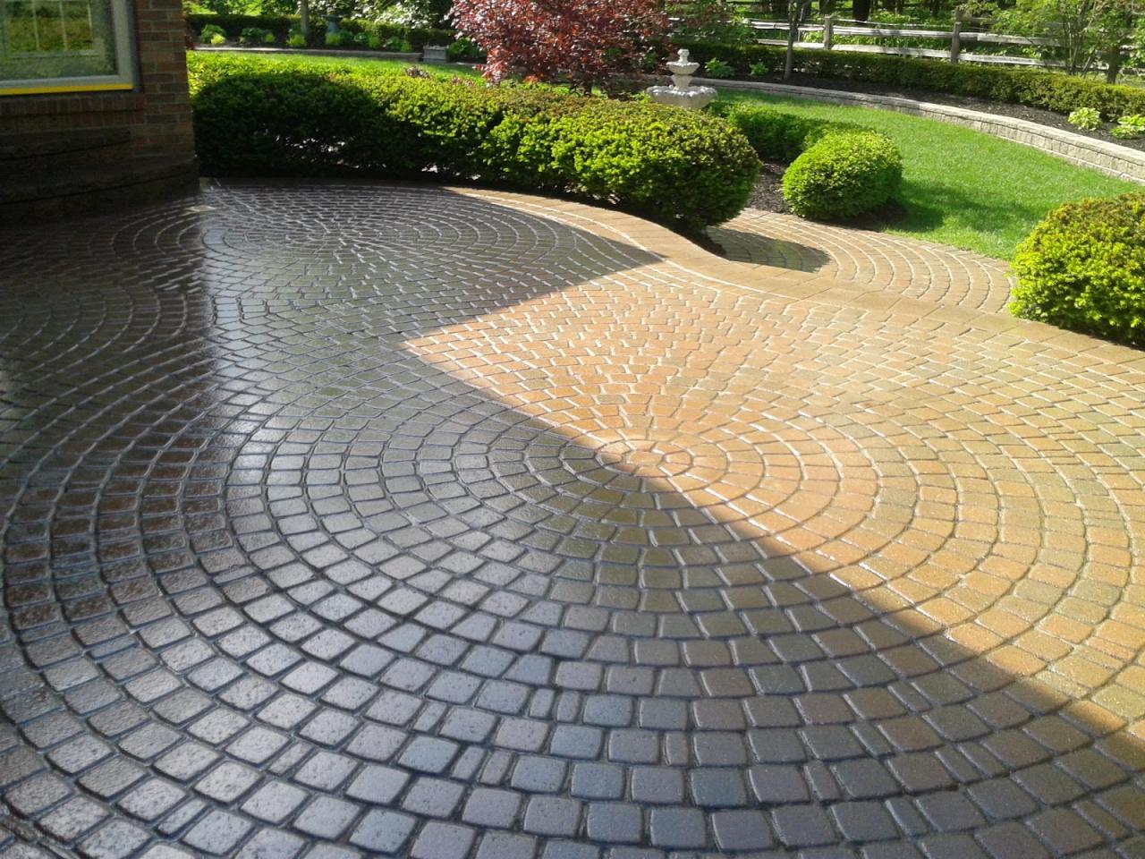 Paver sealing paving process block sealer pavers seal patio sealant driveway wet look concrete backyard brick stone cleaning cement area