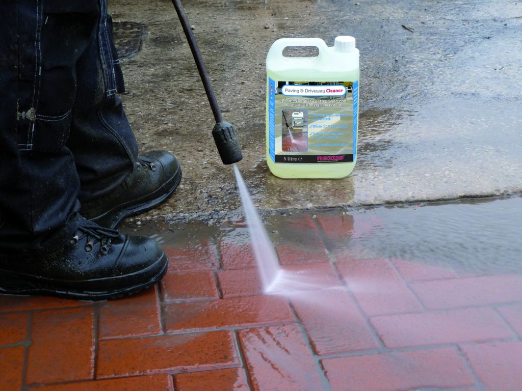 Paver power washing