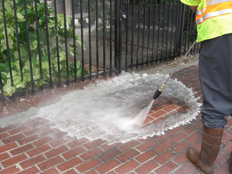 Brick patio clean cleaning washing ultimate guide again learn look make old