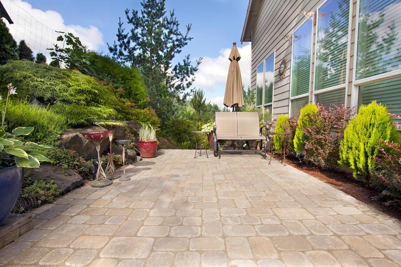 Paver pavers porch