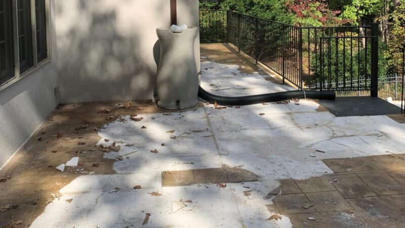 Cracked crumbling driveway salvage repairing cement tearing dirt rocks repairs hometalk