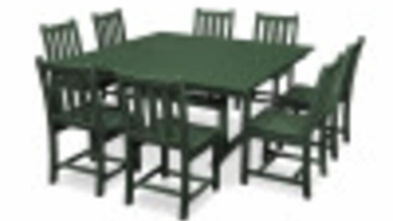 Polywood lakeside 7 piece farmhouse dining set