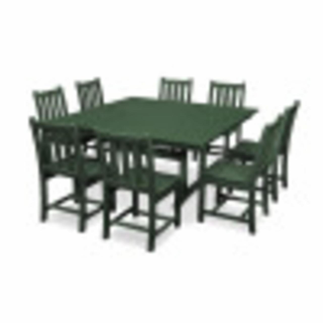 Polywood lakeside 7 piece farmhouse dining set