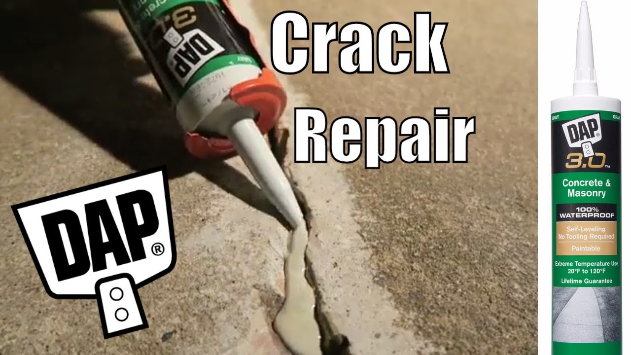 How to repair cracks in concrete patio