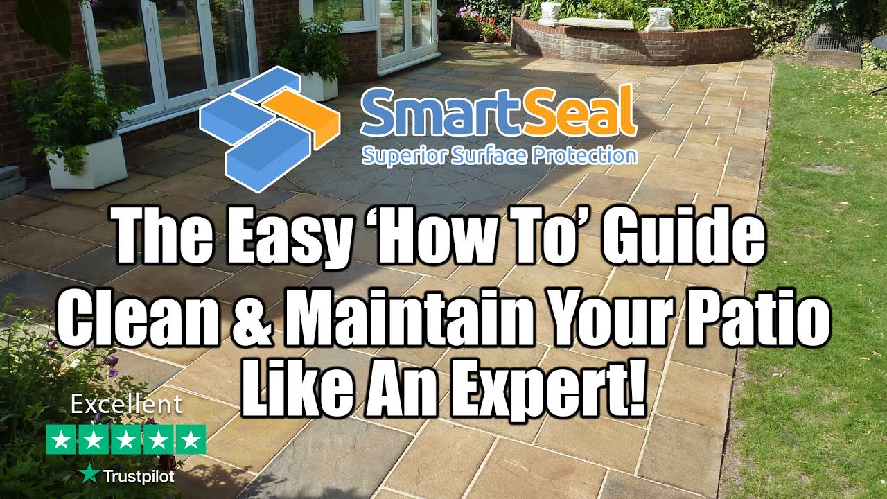 Power wash patio pavers