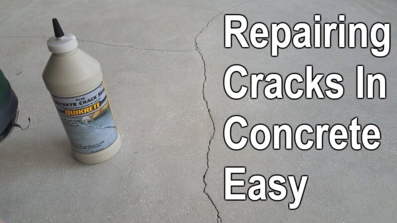 How to fix cracked cement patio