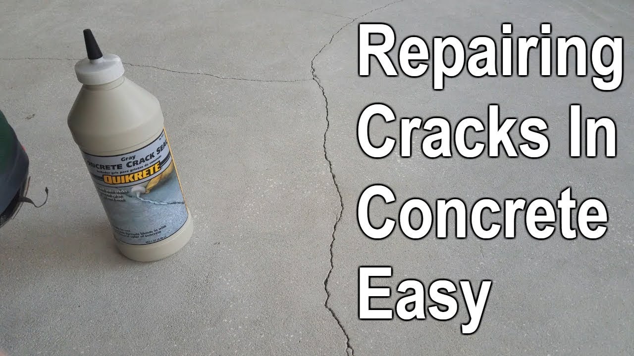 Concrete repair slab patio cracked How to fix cracked cement patio