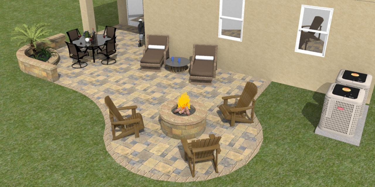Pavers patio install cost paver hunker average stone brick walkways article driveway fungus patios bricks clean paths garden kill moss