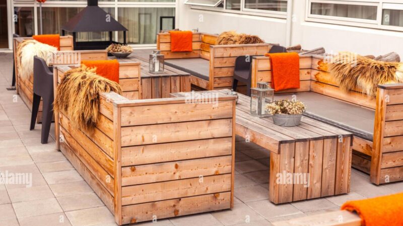 Commercial outdoor dining furniture