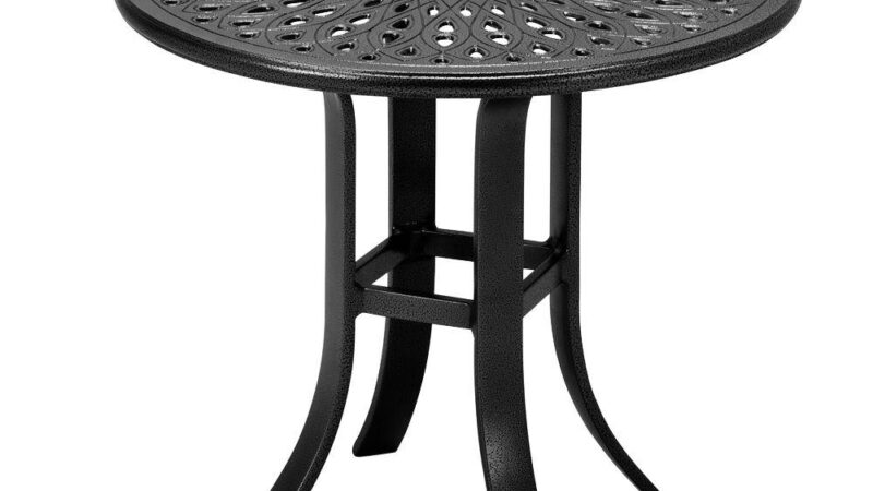 Bistro mesh square commercial outdoor table tables patio side